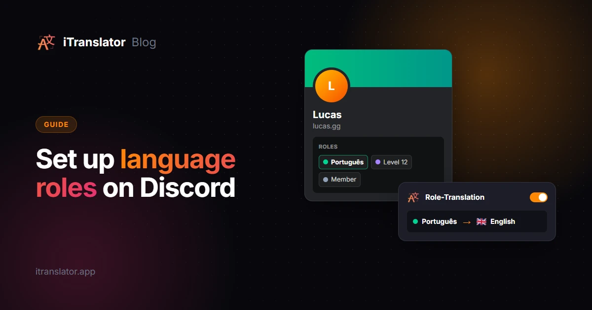 Discord Language Roles: Let Members Pick Their Language