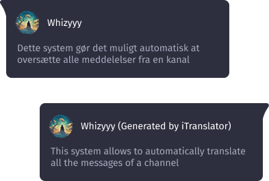 Translated messages